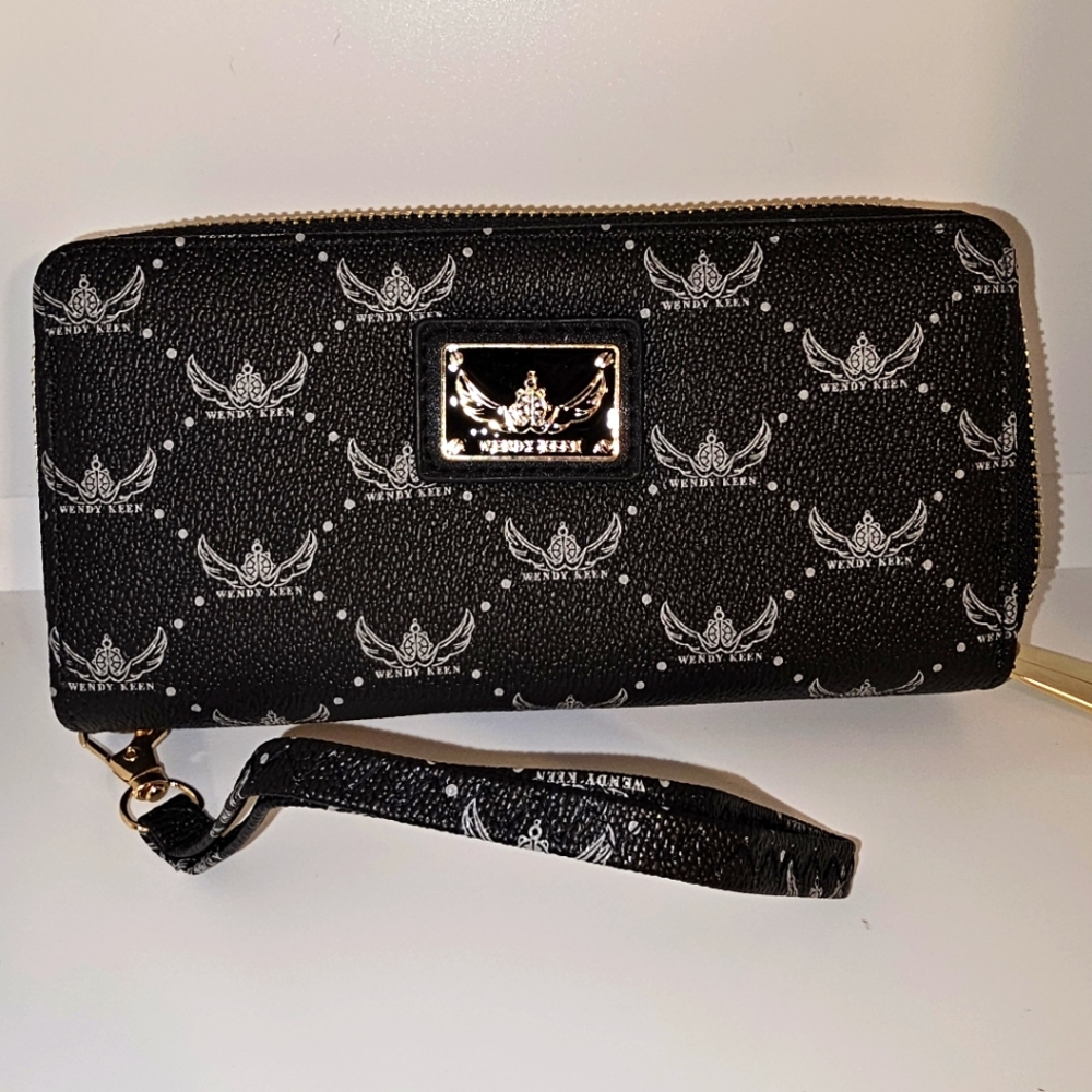 Wendy Keen Black and Grey Wallet